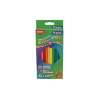 LAPICES 12 COLORES HEXAGONALES TORRE