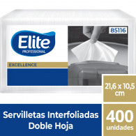 SERVILLETA INTERFOLIADA DOBLE HOJA PRO EXCELLENCE 400 UN