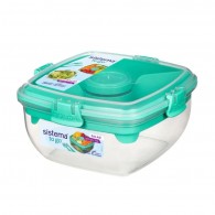 CONTENEDOR HERMETICO PARA ENSALADA SISTEMA TO GO 1.1 LT