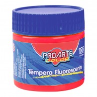 TEMPERA FLUORESCENTE ROJO FRASCO 100 ML