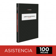 LIBRO REGISTRO DE ASISTENCIA 100 HOJAS
