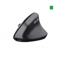 MOUSE INALAMBRICO RECARGABLE VERTICAL ERGO BAYO II ECO NEGRO