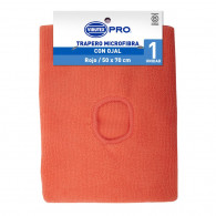 TRAPERO MICROFIBRA CON OJAL ROJO 50X70