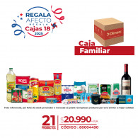 CAJA FIESTAS PATRIAS 2025 FAMILIAR (ROJA)