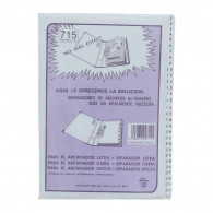SEPARADOR OFICIO INDICE 1-31 CARTULINA