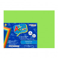 GOMA EVA VERDE CLARO  40 X 60 CM 10 HOJAS