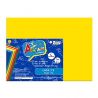GOMA EVA AMARILLO  40 X 60 CM 10 HOJAS