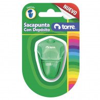 BLISTEC SACAPUNTAS CON DEPOSITO ESTRELLA COLORES SURTIDOS 1 UN