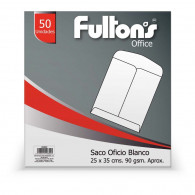 SOBRE SACO OFICIO BLANCO 90 GR 50 UN