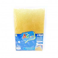 GOMA EVA GLITTER 20X30 CMS 2MM 6 COLORES BOLSA C/H