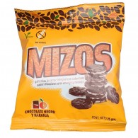 GALLETAS ARROZ SABOR CHOCOLATE NARANJA 25 GR