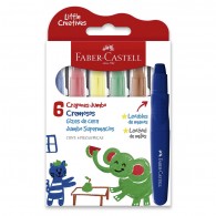 CRAYONES JUMBO CREMOSOS BASICOS 6 UN