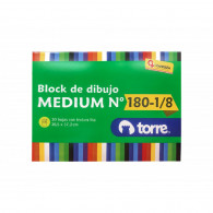 BLOCK DE DIBUJO 180 1/8 20 HOJAS IMAGIA