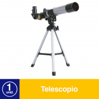 TELESCOPIO ALUMINIO CON TRIPODE