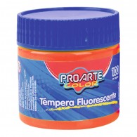 TEMPERA FLUORESCENTE NARANJO FRASCO 100 ML