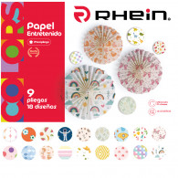 CARPETA CON PAPEL ENTRETENIDO 9 PLIEGOS 18 DISEÑOS 25X32.5 CM