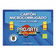 CARPETA CON CARTON MICROCORRUGADO CM 6 PLIEGOS 6 COLORES