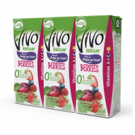 JUGO NECTAR  BERRIES EN CAJA TRI PACK 190 ML