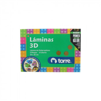 CARPETA CON LAMINAS 3D IMAGIA TORRE 