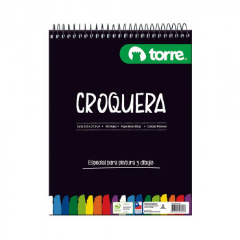 CROQUERA TAMAÑO CARTA 21.6X27.9 CM IMAGIA