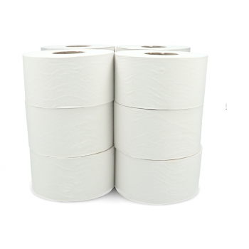 PAPEL HIGIENICO JUMBO HOJA  SIMPLE PARA DISPENSADOR 12 ROLLOS TORK 