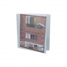 ARCHIVADOR CATÁLOGO CARTA 3 ANILLOS  1/2 PULGADAS BLANCO PARA 150 HOJAS D´WILLIAMS