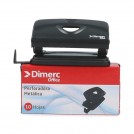 PERFORADORA PEQUEÑA METAL P/10 HJS NEGRO DIMERC