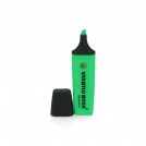DESTACADOR ESCRITORIO PUNTA BISELADA FLUORESCENTE  VERDE BOSS 70 STABILO