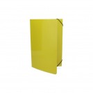 CARPETA CON ELÁSTICO OFICIO CARTULINA COLOR AMARILLO 41 A 80 HOJAS  FULTONS
