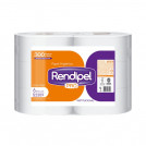 PAPEL HIGIENICO HOJA SIMPLE 300 MT 6 ROLLOS