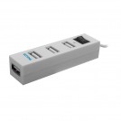 HUB USB 4 PUERTOS 2.0 BLANCO