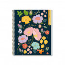 CUADERNO SUPER CLASS 1/2 OFICIO FLOWERS 120 HOJAS