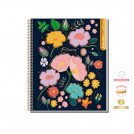 CUADERNO 1/2 OFICIO MATEMATICA 5 MM PUNTOS SUPERCLASS FLOWERS 150 HOJAS