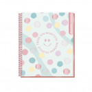 CUADERNO SUPER CLASS 1/2 OFICIO PASTEL 120 HOJAS