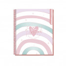 CUADERNO SUPER CLASS 1/2 OFICIO PASTEL 120 HOJAS