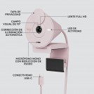 CAMARA WEB BRIO 300 FULL HD 30FPS 2M 70° USB-C ROSADO