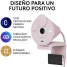 CAMARA WEB BRIO 300 FULL HD 30FPS 2M 70° USB-C ROSADO