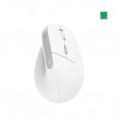 MOUSE INALAMBRICO RECARGABLE VERTICAL ERGO BAYO II ECO BLANCO