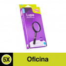 LUPA PLASTICA BORDE NEGRO 50 MM