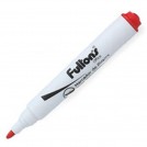 MARCADOR PIZARRA  FULTONS DESECHABLE PUNTA REDONDA ROJO CUERPO BLANCO 