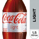 BEBIDA LIGHT DESECHABLE 1,5 LITROS COCA COLA