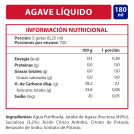 ENDULZANTE LIQUIDO AGAVE CERO K 180 ML