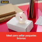 CINTA CRISTAL ADHESIVA TRANSPARENTE 18 MM 20 MT