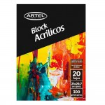 BLOCK ACRILICOS 300 GR A4 25 HOJAS