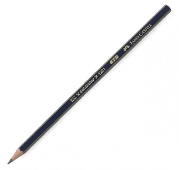 LAPIZ GRAFITO TECNICO 6B HEXAGONAL GOLDFABER 1221