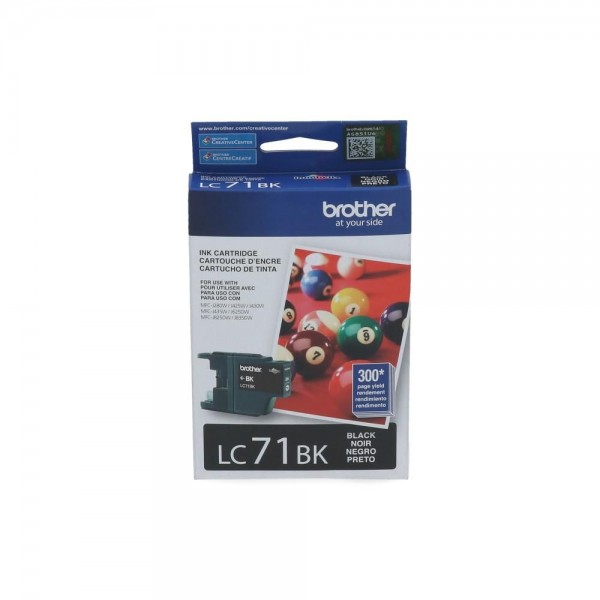 CARTUCHO LC71BK NEGRO 300 PAGINAS