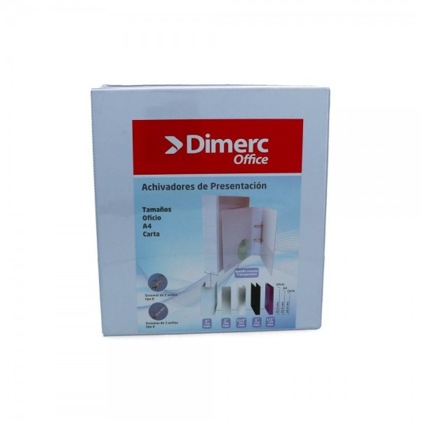 ARCHIVADOR CATALOGO A4 3 AROS 2.0 BLANCO 500 HJ