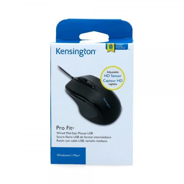 MOUSE ALAMBRICO PRO FIT MEDIANO K72355