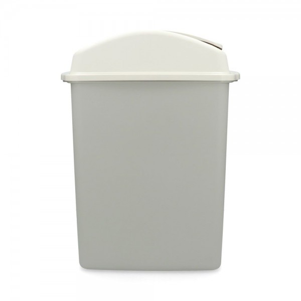 BASURERO PLASTICO BAÑO CON TAPA VAIVEN 20.5 LT