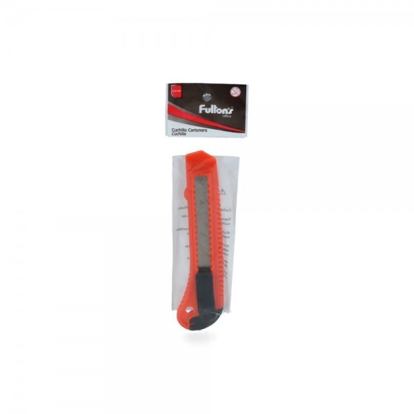 CUCHILLO CARTONERO GRANDE GUIA CORTA FRENO PRESION PLASTICO